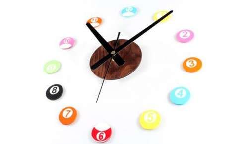 *LOCAL STOCK* DIY Modern Wall Clock Table Tennis Surface 3D Sticker Decor For Chess Room Home