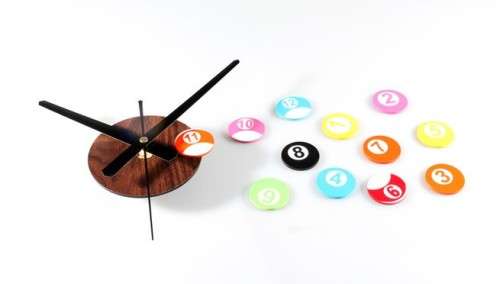 *LOCAL STOCK* DIY Modern Wall Clock Table Tennis Surface 3D Sticker Decor For Chess Room Home