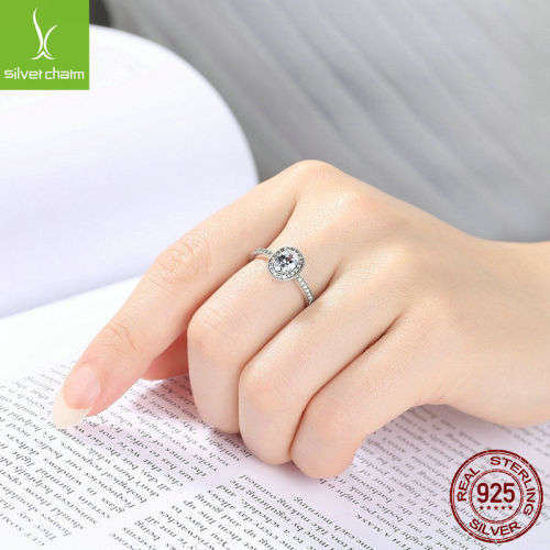 Authentic 925 Solid Silver Vintage Elegance Ring