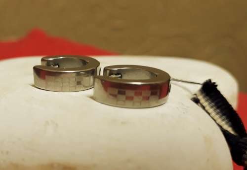 Silver Stud Earrings Small Hoop