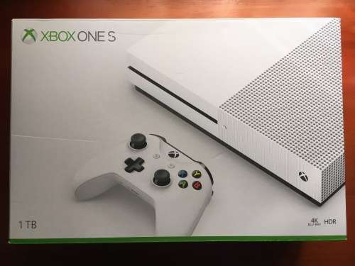 Xbox One S 1TB Console + Rare Replay & Gears of War UE [complete in box]