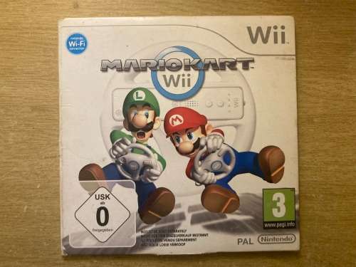 Mario Kart Wii - Cardboard sleeve with instruction booklet