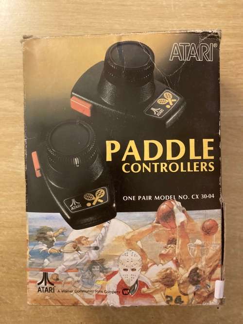 Atari Paddle Controllers in box