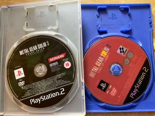 Metal Gear Solid 2: Sons of Liberty and Metal Gear Solid 3: Snake Eater - PS2