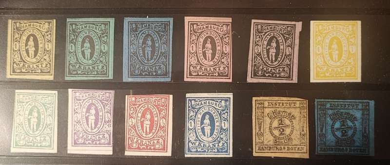 Hamburg stamps