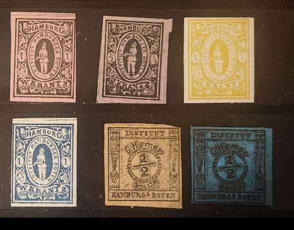 Hamburg stamps