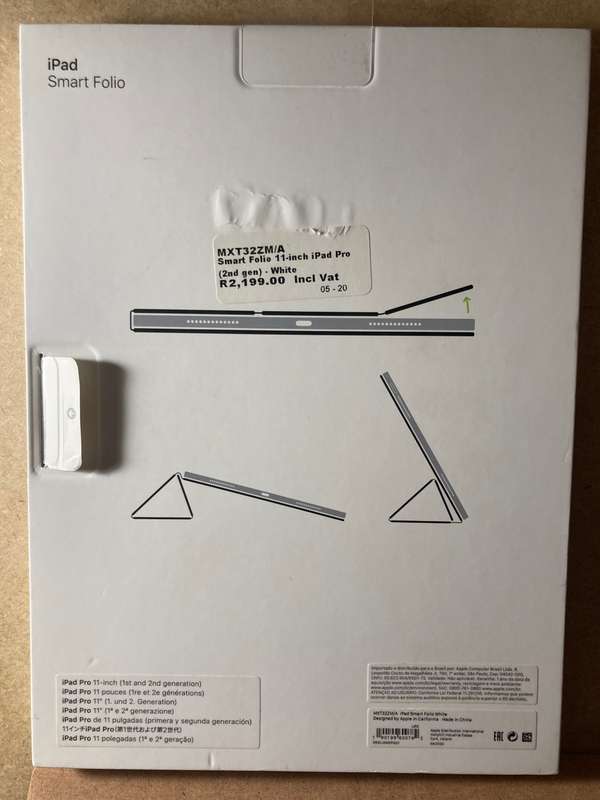 Genuine Apple iPad Pro Smart Folio 11-inch White (used)