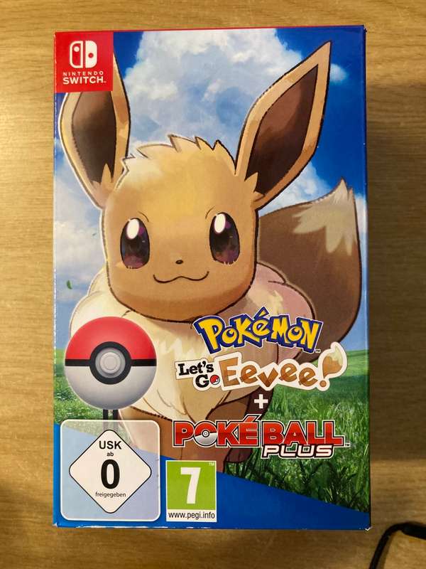 Poké Ball Plus Controller for Nintendo Switch Pokémon Lets Go Eevee