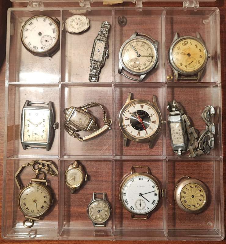 Heuer, Buren, Movado, Girard Perregaux, Rolex, Tissot, Eterna, Bulova, ±30 for spares or repair