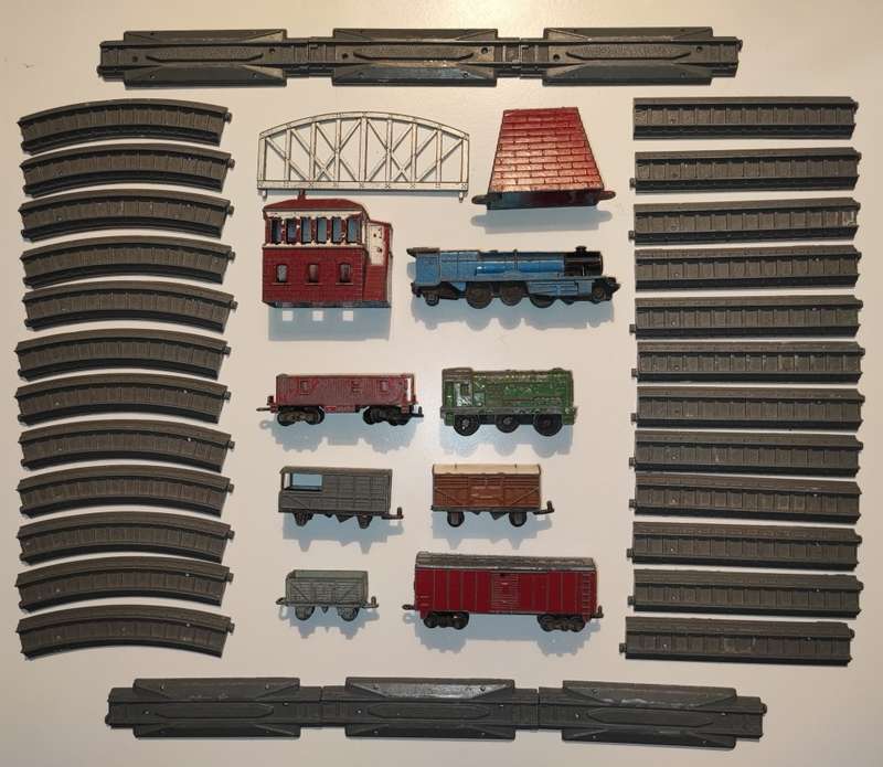 Lone Star Locos 1950s die cast 000 Guage train set