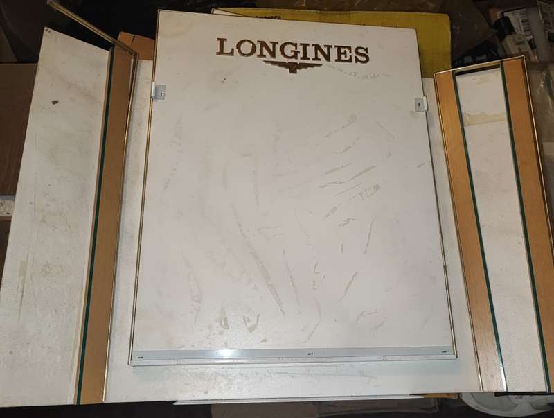 Longines early 1990s window display units X 9 different types plus extras. For collection only