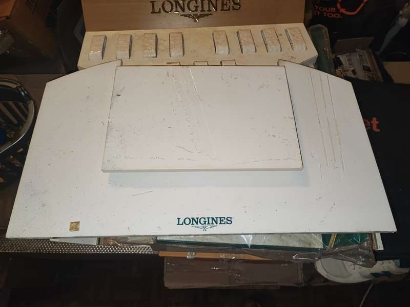 Longines early 1990s window display units X 9 different types plus extras. For collection only