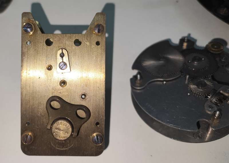 Selection of clock mechanisms for spares. See photographs.