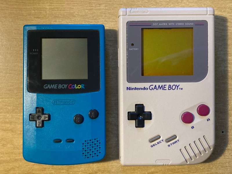 Game Boy and Game Boy Color consoles