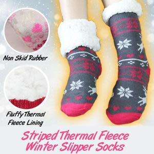 WINTER SLIPPER SOCKS fur lined