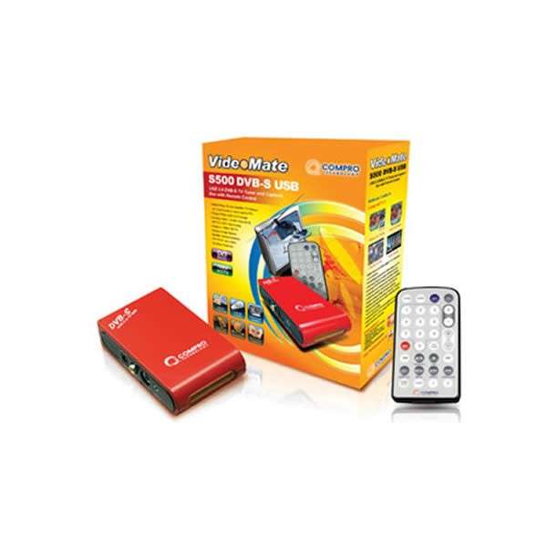 COMPRO S500 USB SATELLITE RECEIVER (DVB-S)