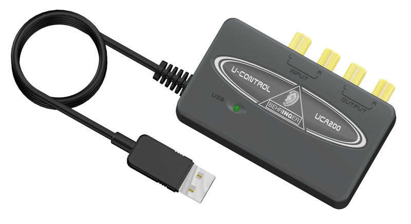 BEHRINGER UCA200 SOUNDCARD / AUDIO INTERFACE