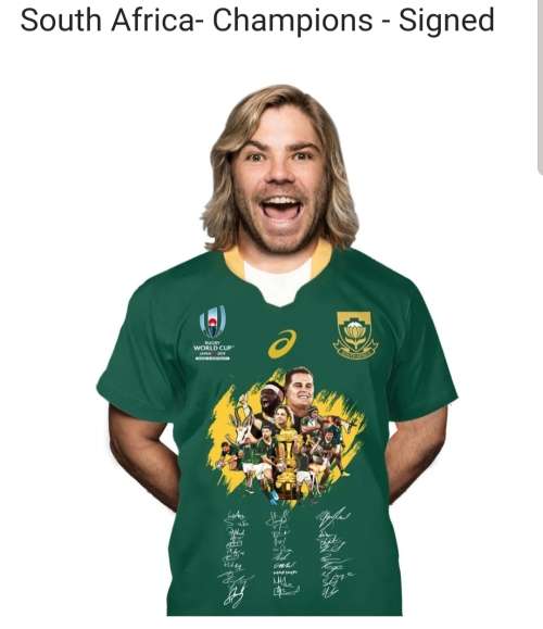 ***Collector's Item*** Springbok 2019 world cup signature jersey