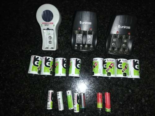Uniross Rechargable Batteries, Adaptors & Chargers