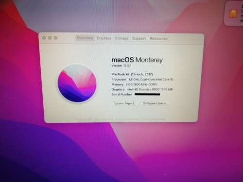 Macbook Air 2017