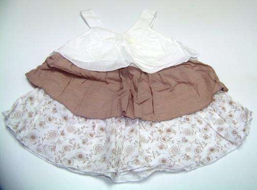 Woolworths Brown Floral Dress Size 6 -12 Months
