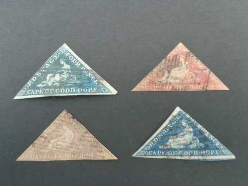 CAPE OF GOOD HOPE  1800s Triangles and  Part  Set of other COGH  Used Stamps