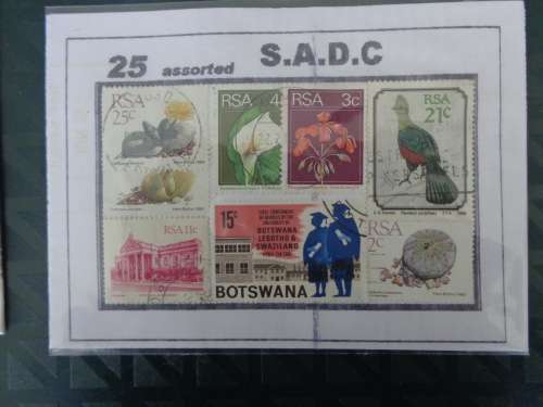290 PACKS of 25 Stamps of South African Stamps