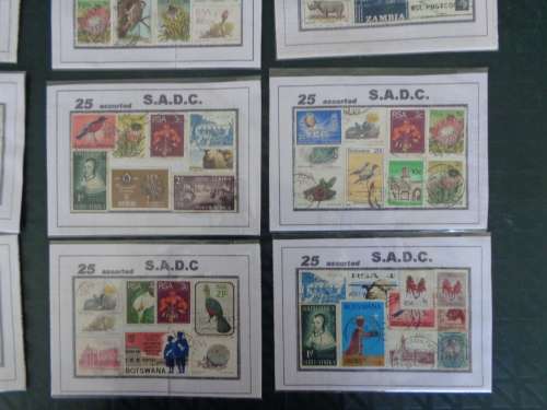 290 PACKS of 25 Stamps of South African Stamps