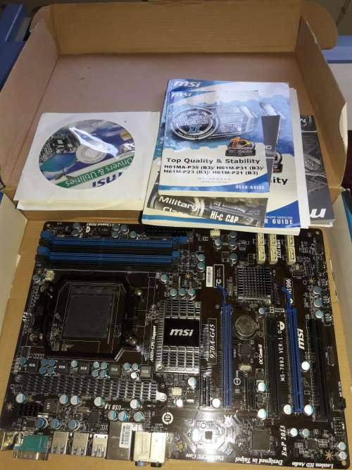 MSI 970A-G45 Am3+ Motherboard (Please Read first)