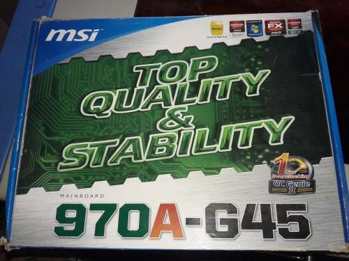 MSI 970A-G45 Am3+ Motherboard (Please Read first)