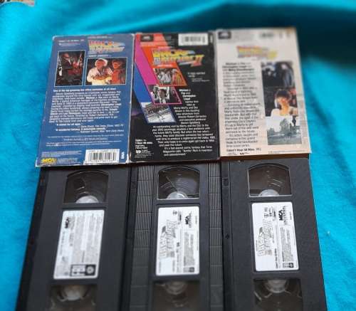 Back to the Future 3pc VHS