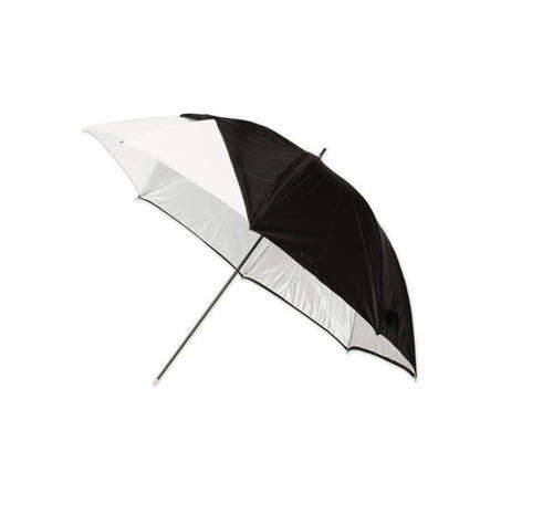 105cm Parabolic Covertible-Umbrella Reflector / Diffuser  (Black/Silver & White)