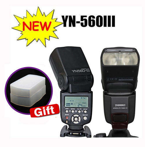 Yongnuo YN-560 III Flash with built-in RF-602, RF-603 Receiver for Canon, Nikon,Pentax, Olympus