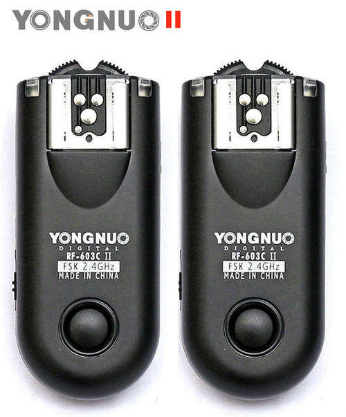 Yongnuo RF-603 II Radio Wireless Remote Flash Trigger C1 for Canon 1000D / 600D