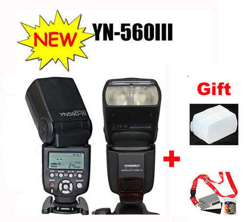 Yongnuo YN-560 III Flash with built-in RF-602, RF-603 Receiver for Canon, Nikon,Pentax, Olympus