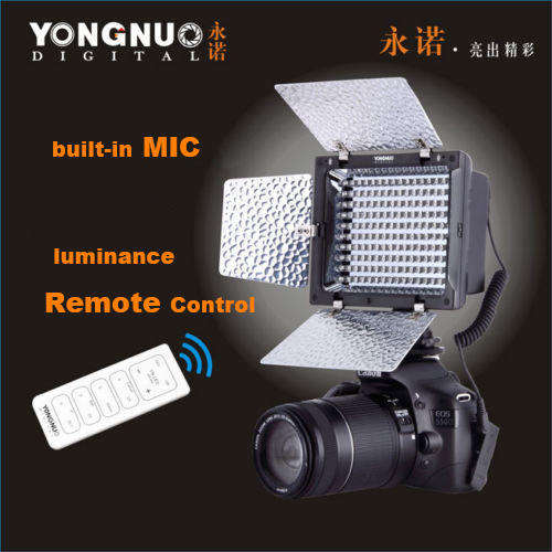Yongnuo YN-160 II LED Video Light With Build-in Microphone and Remote Control