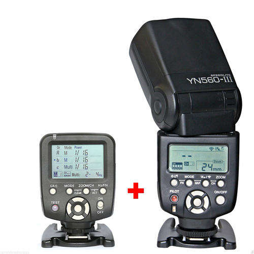 Yongnuo YN560-TX Wireless Flash Controller for Canon + YN-560III Flash