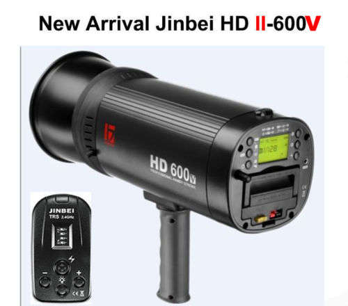 Jinbei NEW HD-600V HSS Mobile Battery Hand Studio Strobe Flash Builtin Battery