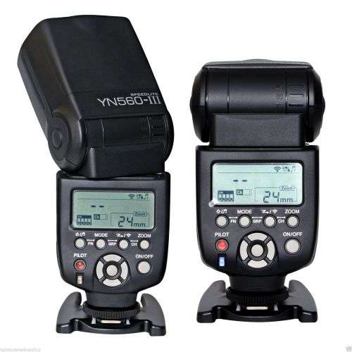 Yongnuo YN-560 III Flash with built-in RF-602, RF-603 Receiver for Canon, Nikon,Pentax, Olympus