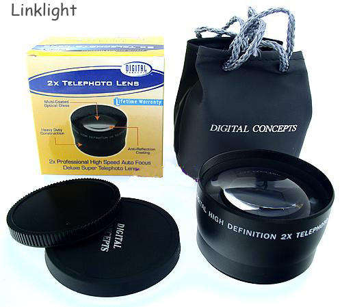 58mm 2x TELE Telephoto LENS Free shipping!!!
