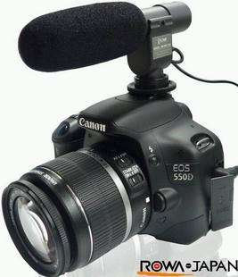 Stereo Microphone for DSLR Canon 7D 60D 550D 5D Mk II