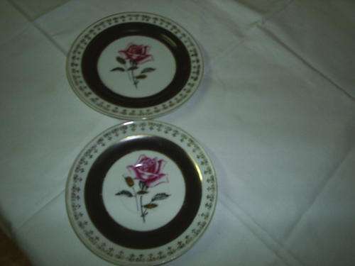 The Rose Plates (2) ====BEAUTIFUL====