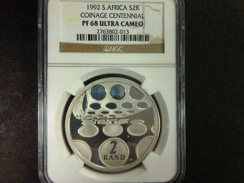 1992 Silver R2 "Coinage Centennial" coin PF68 UC (NGC Graded)