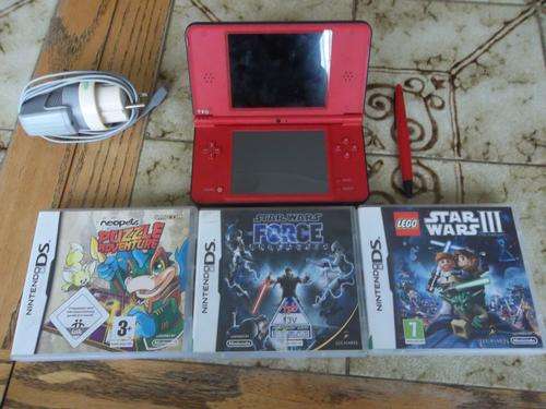 Nintendo DS XL with games
