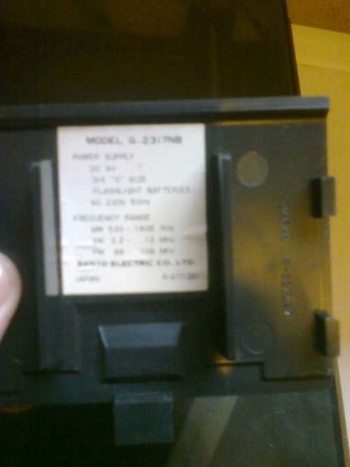 Sanyo record player and tuner