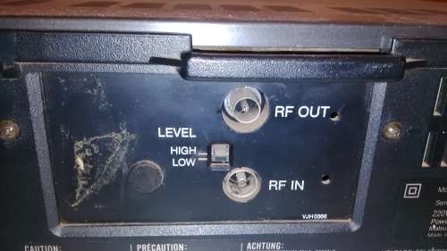 National VHS VCR