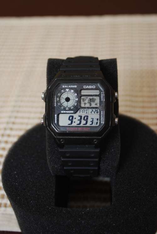 Casio Digital Watch - Water & Dust Proof - Model 3198 3299
