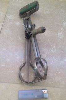 Australian antique vintage  wood handled Whisk Egg Beater Swift Whip