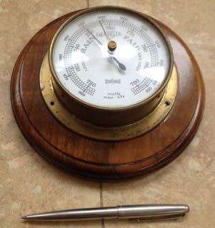 vintage stockburger barometer
