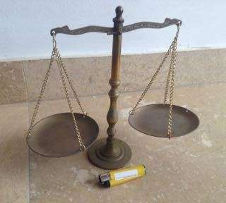 brass scale of justice decor libra